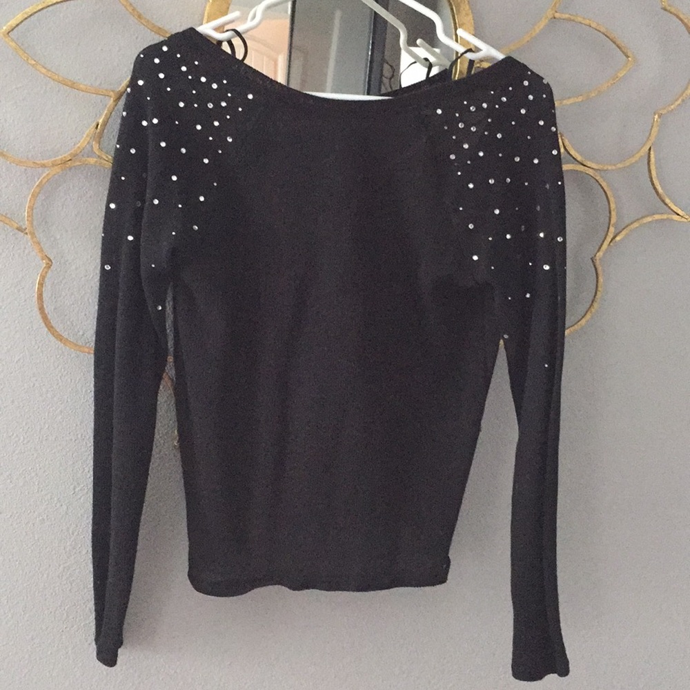 Black Low back Sweater